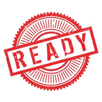Ready stamp Stock Illustration