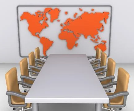 Ready to start the meeting Stock Illustration