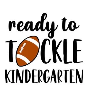 Ready To Tackle Kindergarten Stock Illustration