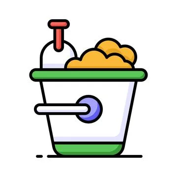 Ready to use isometric illustration detailing secure decentralized cloud イラスト素材