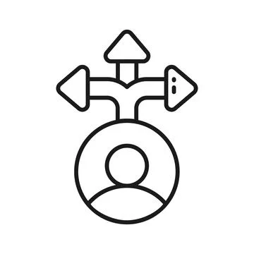 Ready to use isometric illustration highlighting executive corporate hr job Stock-Illustration