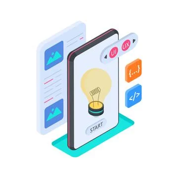 Ready to use isometric illustration of modern renewable power stations. Stock Illustration