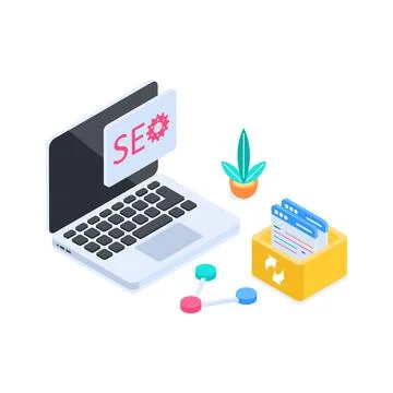 Ready to use isometric illustration of php programming for backend development. Stock Illustration