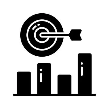 Ready to use isometric illustration of precise search seo targeting. Stock Illustration