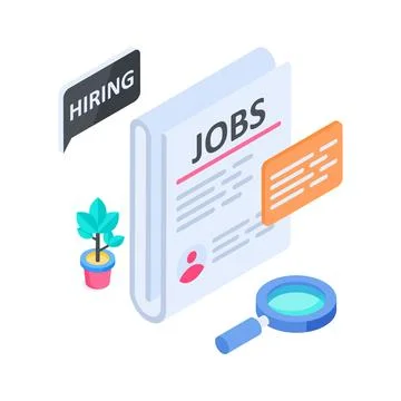 Ready to use isometric illustration of professional website business data Stock Illustration