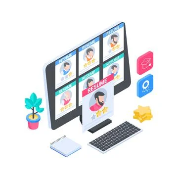 Ready to use isometric illustration of professional database server hosting Stock Illustration