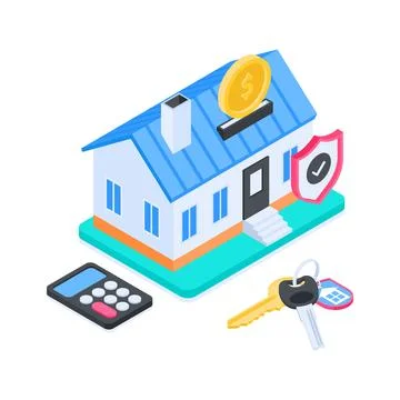 Ready to use isometric illustration of professional website content optimization 스톡 일러스트
