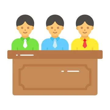Ready to use isometric illustration representing physical candidate document hr Stock-Illustration