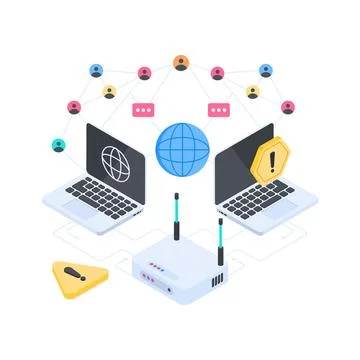 Ready to use isometric illustration showing certificate achievement layout. Stock Illustration