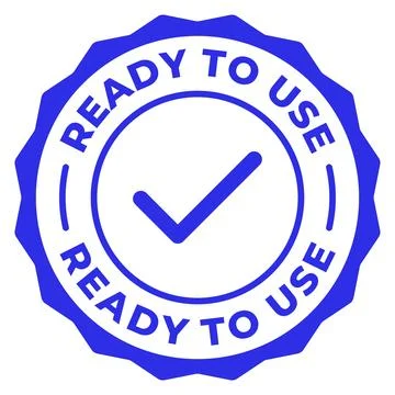 Ready to use seal. Ready to use food label. Easy to care vector illustratio.. Stock Illustration