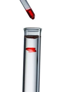 Reagent drop Stock Photos