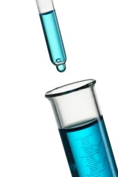 Reagent drop Stock Photos