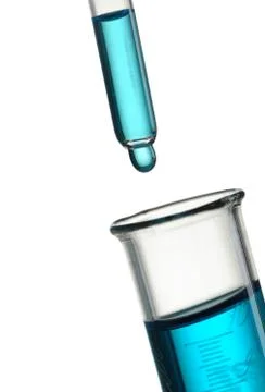 Reagent drop Stock Photos