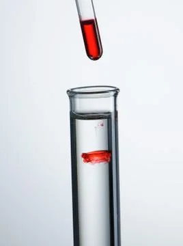 Reagent drop Stock Photos