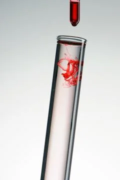 Reagent drop Stock Photos
