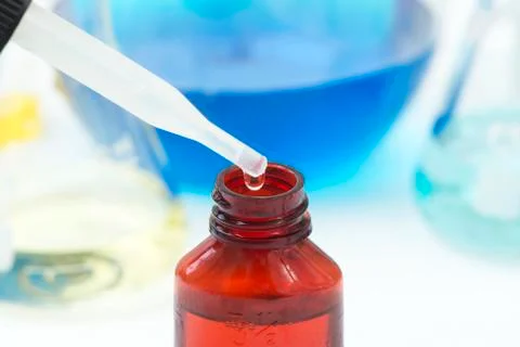 Reagent dropper Stock Photos