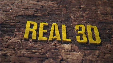 Real 3D Titles Stock After Effects