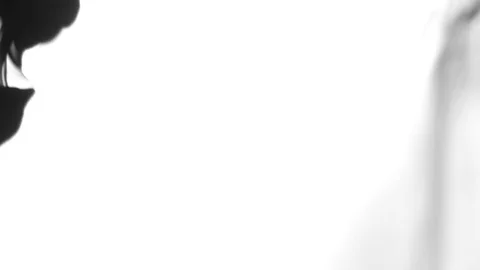 Real 4K ink drops flowing in water Stock Footage 74724884