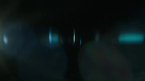 Real anamorphic lens flare overlay Stock Footage 147556103