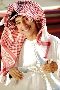 Real arabic coffee Foto stock