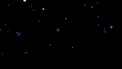 Real blue dust particles floating in the air. Organic dust particles Macro Slow Stock Footage 171091298