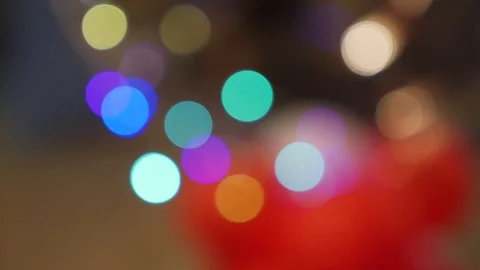 Real bokeh lights 库存影片 95443675