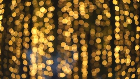 Real bokeh lights from Small LED lighting decoration Stock Footage 120733852