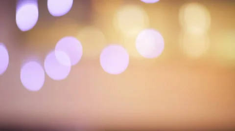 Real Bokeh, Purple Falling on Gold Video stock 44265014