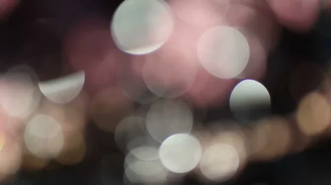 Real Bokeh - Slow Motion - Drips Background (4K) Stock Footage 46030554