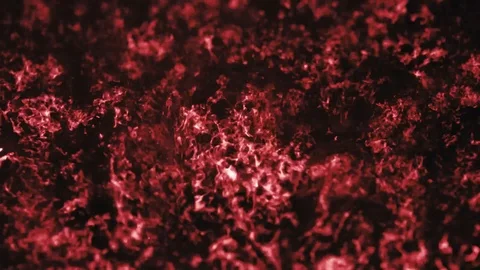 Real bubble entropy on black background - boiling water Stock Footage 94957972