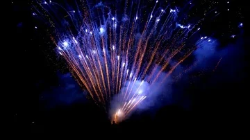 Real Colorful firework with many effect Video stock 85631947