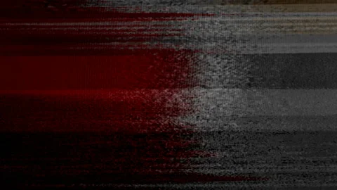 Real defects noise and artifacts of VHS cassettes of old vcr Vídeos de archivo 97476499