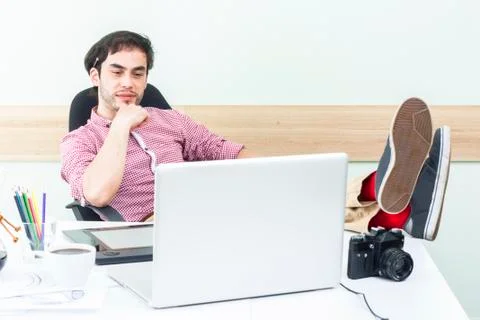 A real designer Foto stock