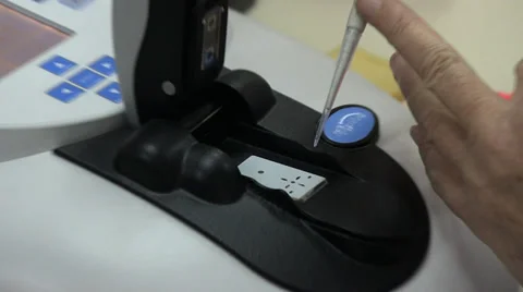 Real DNA lab work 03 Stock Footage 34604742