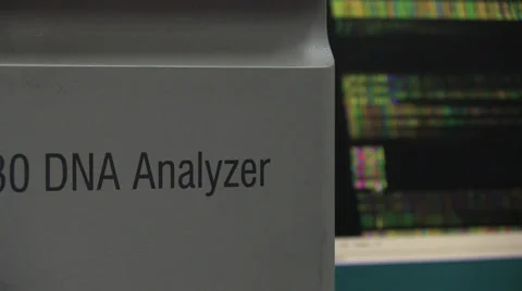 Real DNA lab work 10 Stock Footage 34602587