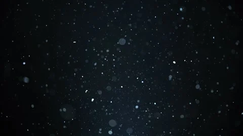 Real dust particles floating . Dust particles in the air. Light blue background Stock Footage 243849065