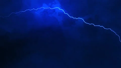 Real Epic Storm Clouds with Lightnings Loop Background. flashes of lightning Stock Footage 178847606