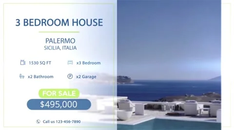 Real-Estate 1min Display Loop VI - After Effects Template Stock After Effects