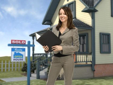 Real estate agent Foto stock