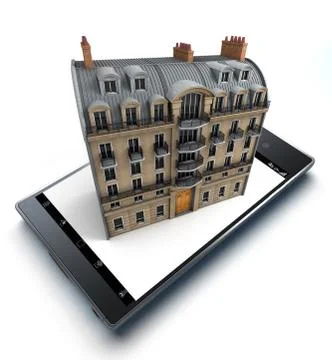 Real Estate App Иллюстрация