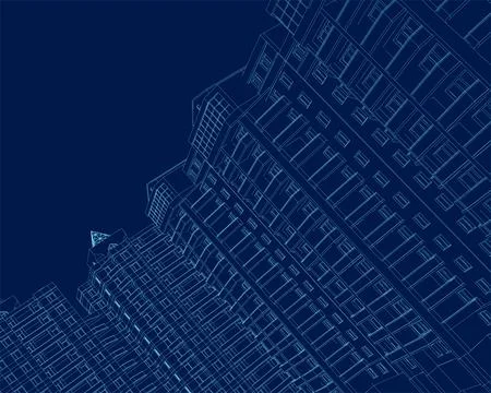 Real estate background. Vector illustration Illustrazione stock