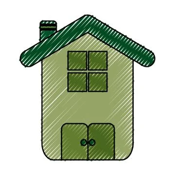 Real estate building Stock Illustration