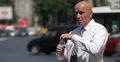 Real Estate Company Employee Outside Office Building Drink Water Hot Summer Day 4k or 4k+ Resolution