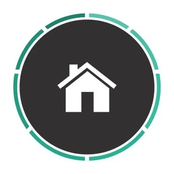 Real Estate computer symbol Stock Illustration