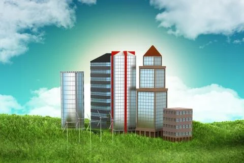 Real estate concept Illustrazione stock