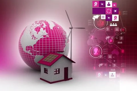Real estate concept Stock Illustration