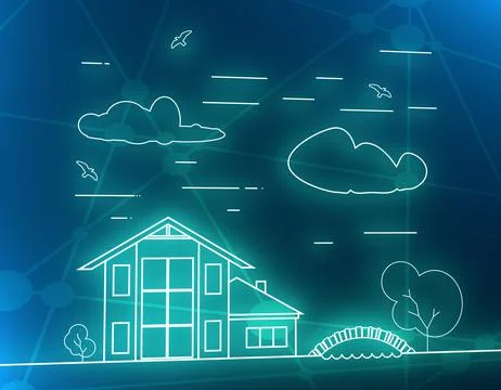 Real estate concept Stock Illustration