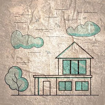 Real estate concept Stock Illustration