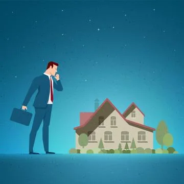 Real Estate concept vector illustration Stock Illustration