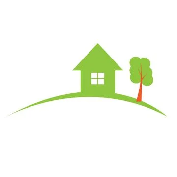 Real estate construction logo. Vector illustration. Stock Illustration
